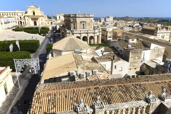 Arquitectura Taormina Famosa Ciudad Turística Mediterránea Sicilia Italia — Foto de Stock