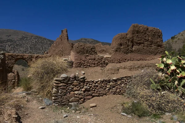 Ruinas Las Altas Montañas Del Atlas Marruecos — Foto de Stock