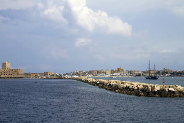 Fundo Natural Mar Mediterrâneo Itália — Fotografia de Stock