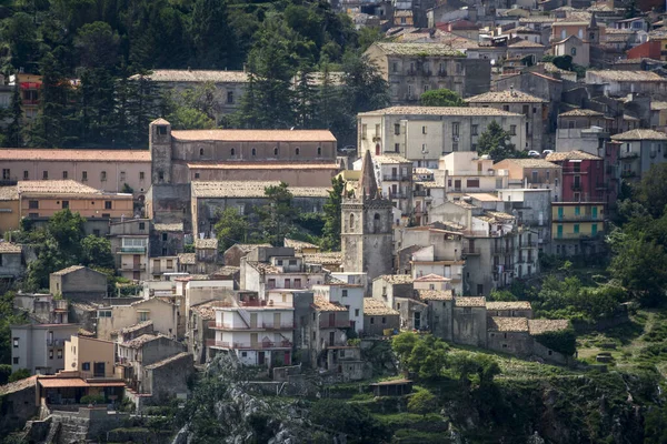 Ταορμίνα Διάσημο Θέρετρο Μεσογειακή Πόλη Σικελία Ιταλία — Φωτογραφία Αρχείου