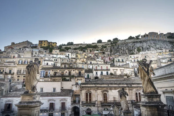 Taormina Építészete Híres Mediterrán Üdülőváros Szicília Olaszország — Stock Fotó