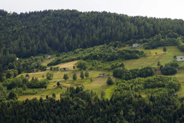 Krajobraz Alp Szwajcarskich Lecie — Zdjęcie stockowe