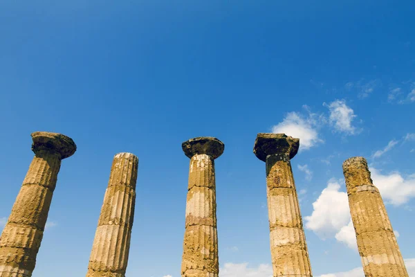 Antiguas Ruinas Del Valle Los Templos Agrigento Sicilia Italia — Foto de Stock