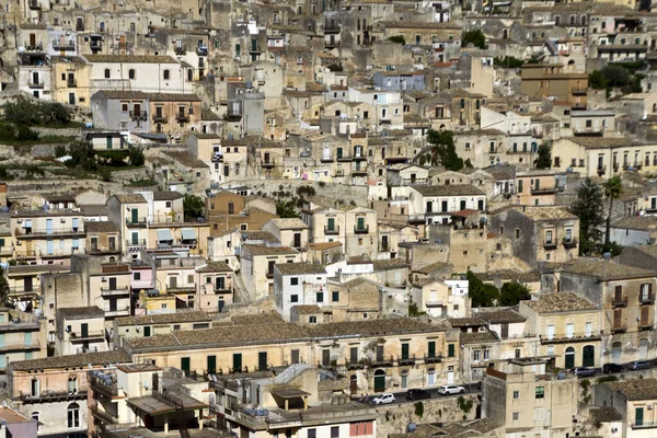 Taormina Építészete Híres Mediterrán Üdülőváros Szicília Olaszország — Stock Fotó