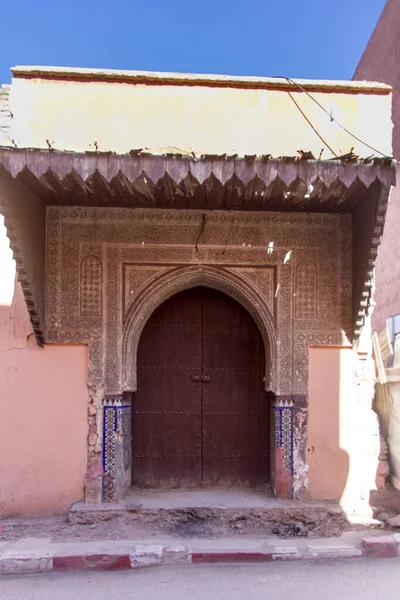 Detalles Arquitectura Antigua Marruecos — Foto de Stock