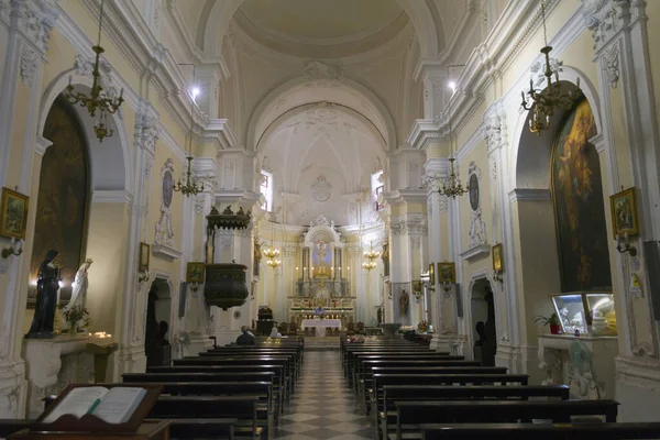 Detalles Interiores Antigua Iglesia Italia — Foto de Stock