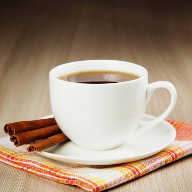 Tarçın ile ısınma çay fincan sıcak