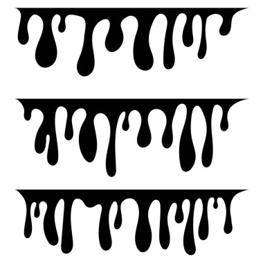 Damlayan vektör boyası. Boya damlaları arka planda. Boya damlıyor. Soyut kütle. Arkaplan Ayarları