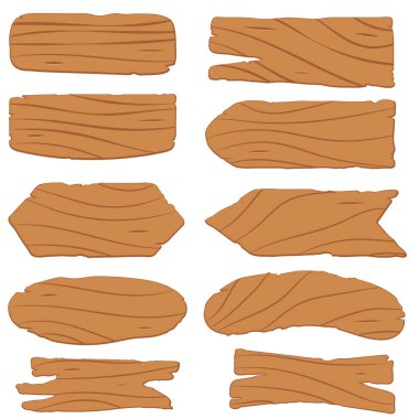 Eski doku ahşap ok çizimleri koleksiyonu. Beyaz arkaplanda izole edilmiş tahta tahta çizim vektörü kümesi.