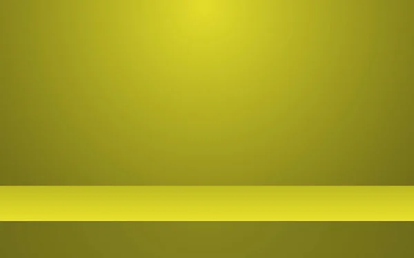Pusty Żółty Wektor Abstrakcyjny Makieta Scena Studio Tło Dla Produktu — Wektor stockowy