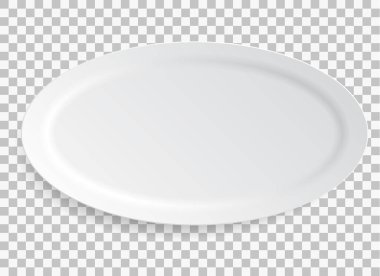 Şeffaf arkaplanda beyaz tabak izole edilmiş. Mutfak yemekleri, mutfak, porselen bulaşık takımı. Ürününüz için vektör illüstrasyonuName.