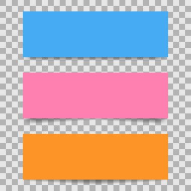 Şeffaf arkaplanda renkli web pankartı.