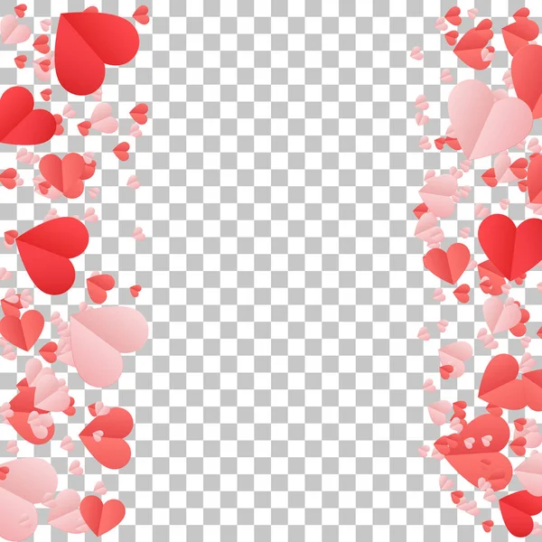 红心糖果背景 圣瓦伦丁节图案 甜蜜的时刻 病媒说明 结婚设计 结婚周年 浪漫散漫的心形纹理 — 图库矢量图片