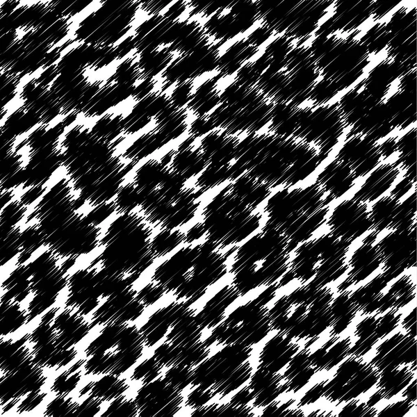 Naadloze Luipaard wilde natuur borduurwerk patroon. Vector animal print. — Stockvector