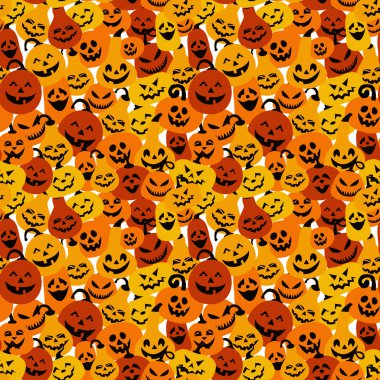Farklı kabaklar, dikişsiz yüzey arka plan ile Cadılar Bayramı tatili