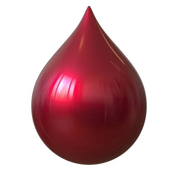 Red drop of blood — Stock Photo, Image