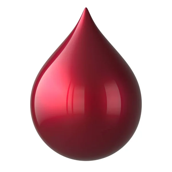 Drop of blood red close-up beautiful — Stock Photo, Image