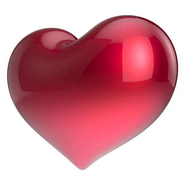 Forma do coração Eu amo Você símbolo clássico vermelho — Fotografia de Stock