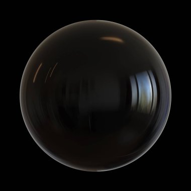 Tek siyah küre kabarcık yuvarlak yağ damla yakın çekim zehir damlacık