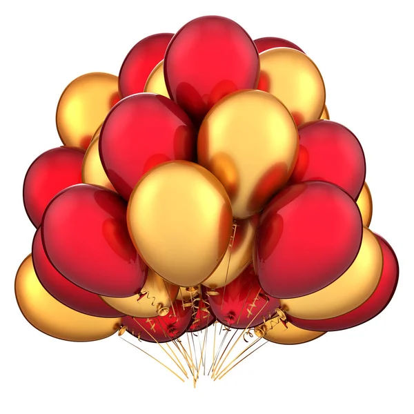 Luxe decoratie verjaardag ballonnen bos feest ballonnen evenement uitnodiging — Stockfoto