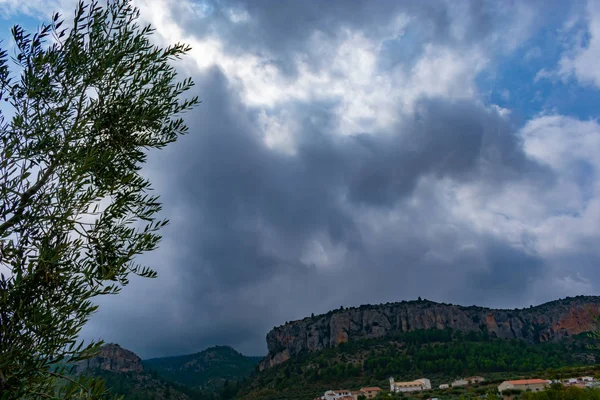 무르시아 스페인 마을의 구름낀 — 스톡 사진