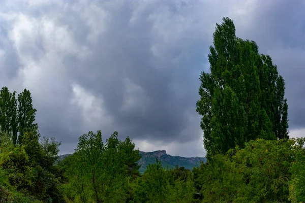 Хмарове Небо Селі Бенізар Мораталла Іспанія — стокове фото