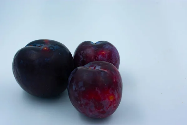 Plums Very Healthy Fruits — Stock Photo, Image