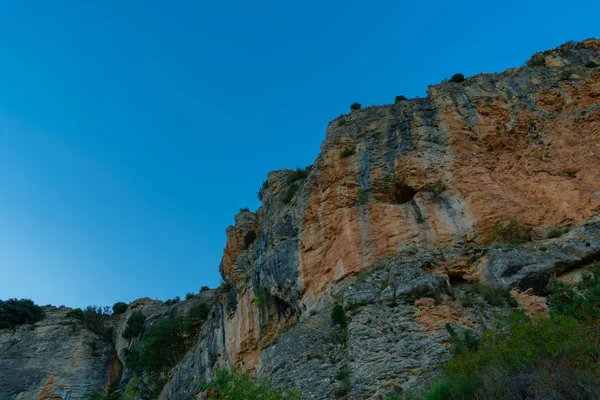 Calar Stone Vápencová Hora Vesnici Benizar Moratalla Španělsko — Stock fotografie