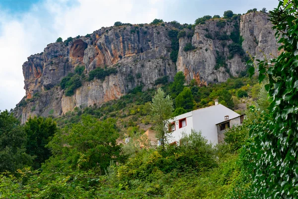 Calar Stone Uma Montanha Pedra Calcária Aldeia Benizar Moratalla Espanha — Fotografia de Stock