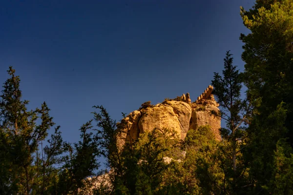 Château Benizar Est Une Icône Village Moratalla Espagne — Photo