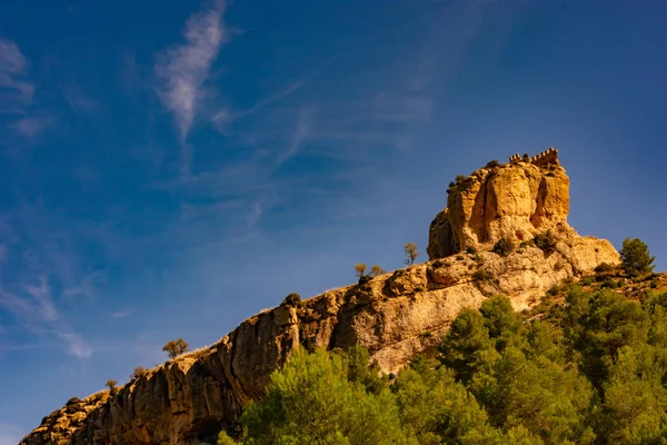 Castelo Benizar Ícone Desta Vila Moratalla Espanha — Fotografia de Stock