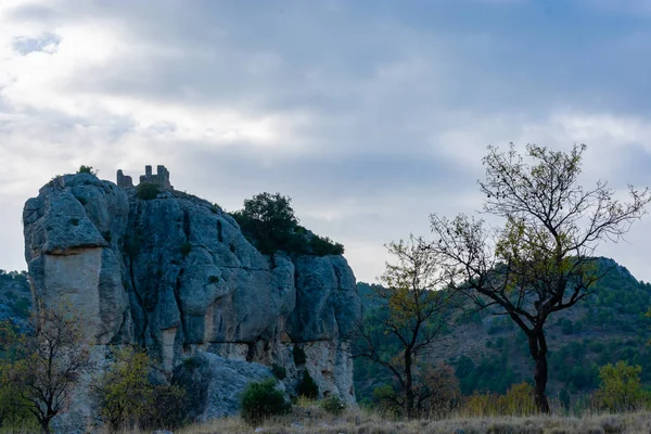 Benizar城はスペインのこのMoratalla村のアイコンです — ストック写真