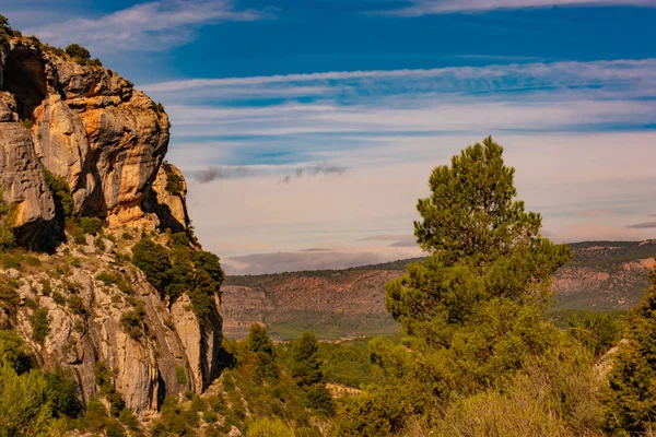 Calar Stone Una Montaña Roca Caliza Pueblo Benizar Moratalla España Imagen De Stock