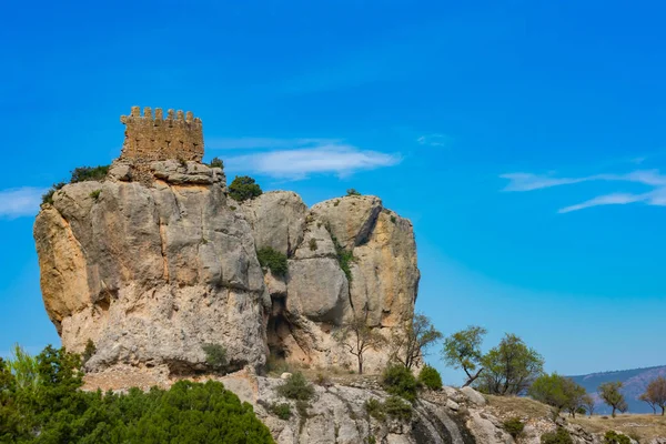 Castelul Benizar Este Icoană Acestui Sat Moratalla Din Spania Fotografie de stoc