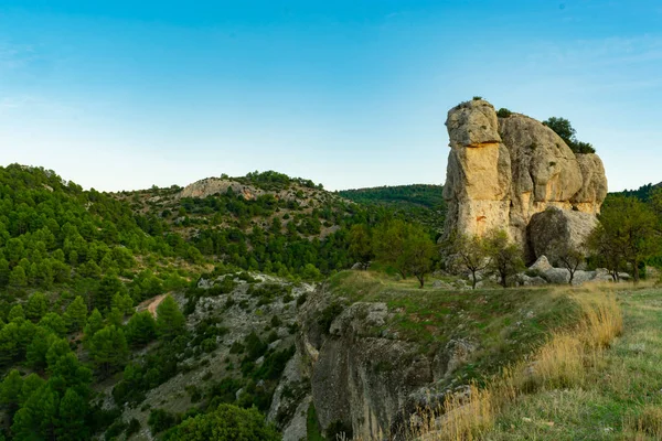 Castelul Benizar Este Icoană Acestui Sat Moratalla Din Spania fotografii de stoc fără drepturi de autor