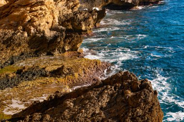 Alicante 'deki Benidorm uçurumları (İspanya)