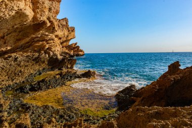Alicante 'deki Benidorm Kayalıkları (İspanya)