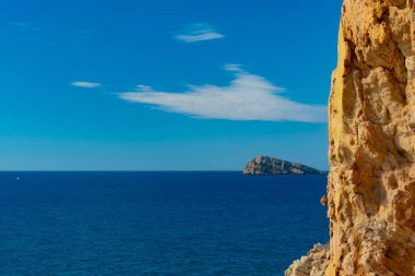 Alicante 'deki Benidorm Adası (İspanya)