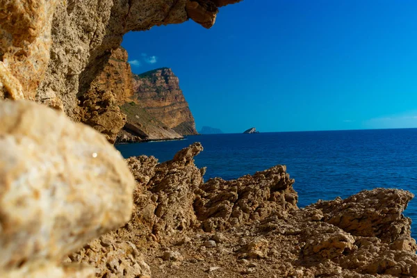 Alicante 'deki Benidorm Kayalıkları (İspanya)