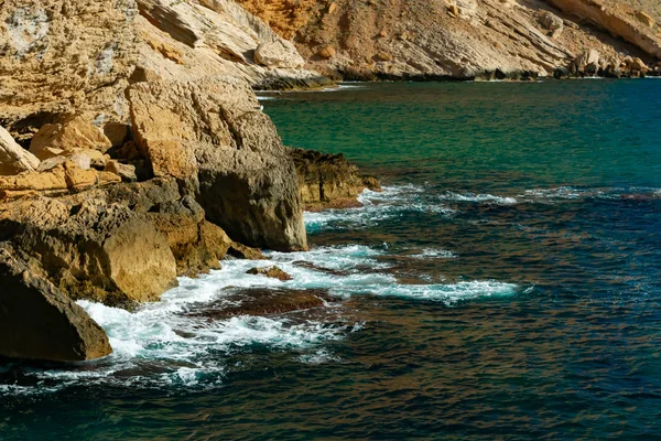 Alicante Deki Benidorm Kayalıkları Spanya — Stok fotoğraf