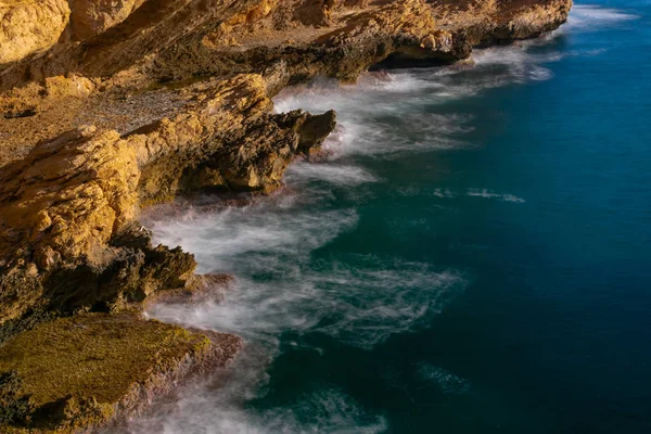 Benidorm Cliffs Alicante Spania Fotografie de stoc