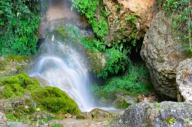 Benizar 'da şelale, İspanya' da Moratalla