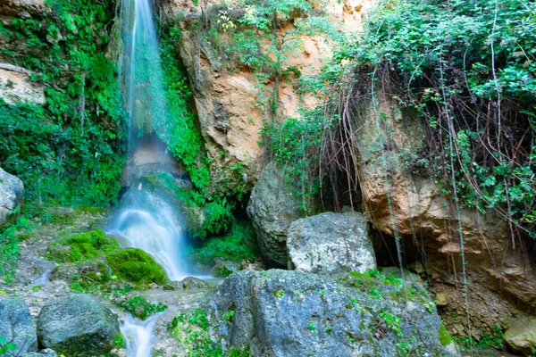 Cascada Benizar Moratalla Spania fotografii de stoc fără drepturi de autor