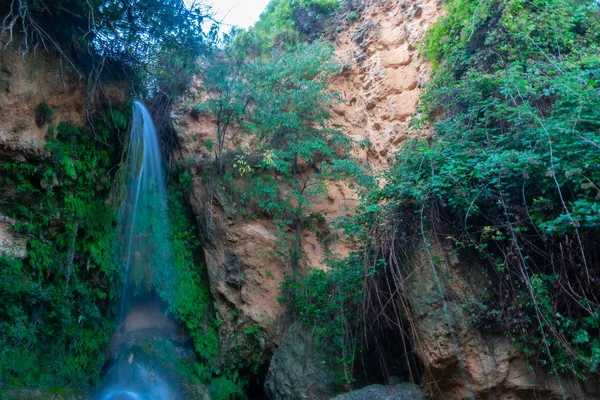 Cascada Benizar Moratalla Spania Fotografie de stoc