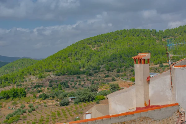 스페인 벤이자 마을의 석회암 — 스톡 사진