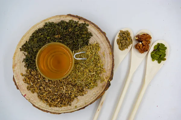 Herbs Traditional Medicine Naturopathy — Stock Photo, Image