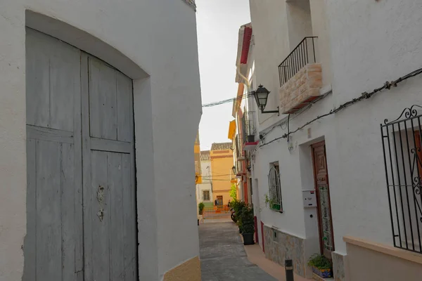 스페인 문하기에 아름다운 하나는 도시인 칼페의 마을이다 — 스톡 사진