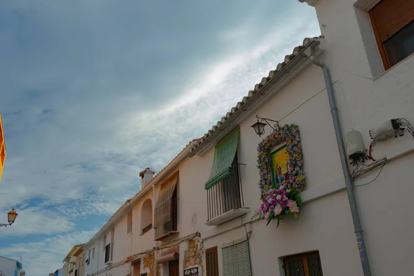 Stare Miasto Denia Alicante Przybrzeżna Kulturalna Ikona Turystyczna Hiszpanii — Zdjęcie stockowe