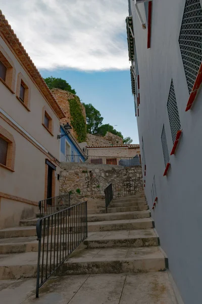 Старый Город Дения Аликанте Прибрежная Культурная Туристическая Икона Испании — стоковое фото