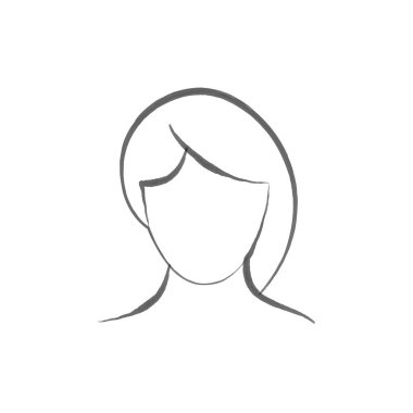 VECTOR tasarım için güzel, genç ve çekici bir kız modelle orijinal el yapımı grafikler portresi. Moda, tarz, güzellik. Grafik, çizim. Kadın, kız.